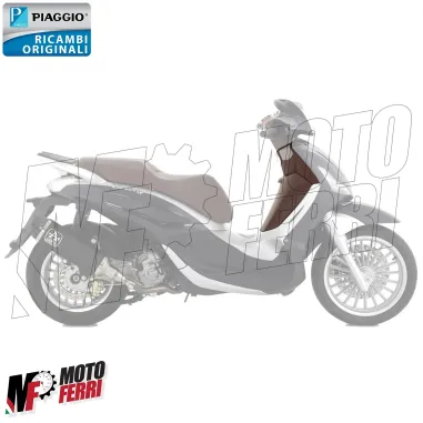 MF7084 Scudo Interno Bauletto Marrone Piaggio Beverly 125 300 350 (2010 / 2020)