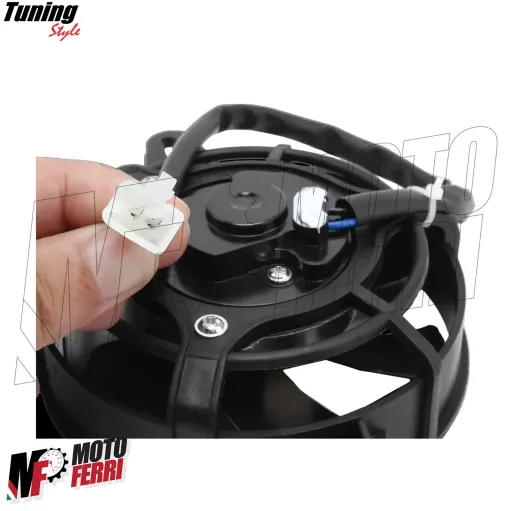 MF7086 Ventola di Raffreddamento Motore Radiatore Universale Moto Cross Enduro