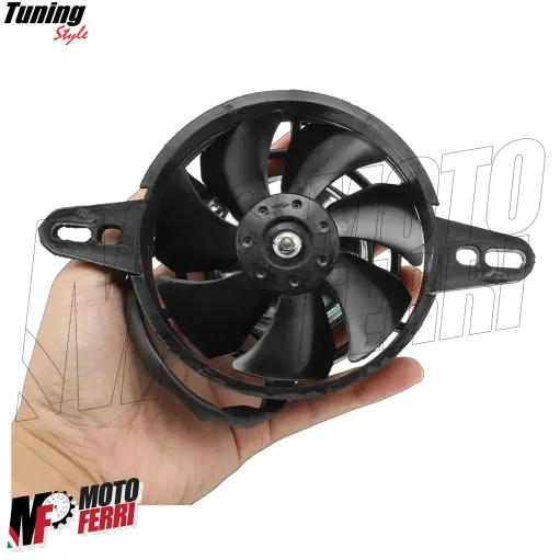 MF7086 Ventola di Raffreddamento Motore Radiatore Universale Moto Cross Enduro