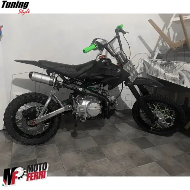 MF7087 Silenziatore Marmitta Dm 28 Universale Scooter Mini Cross PitBike ATV