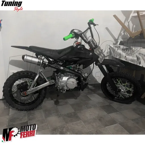 MF7087 Silenziatore Marmitta Dm 28 Universale Scooter Mini Cross PitBike ATV