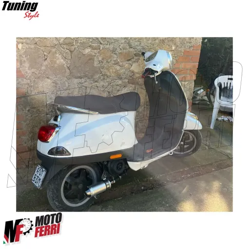MF7087 Silenziatore Marmitta Dm 28 Universale Scooter Mini Cross PitBike ATV
