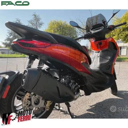 MF5152 Cupolino Spoiler Nero Fume Faco Piaggio Beverly 300 400 HPE 2021 / 2024