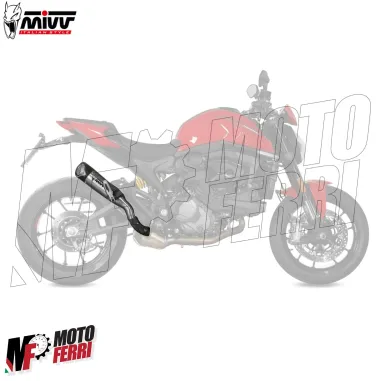 MF7092 Scarico Marmitta MIVV X-M5 Ducati Monster 937 da 2021 a 2025 Omologato