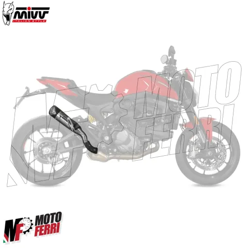 MF7092 Scarico Marmitta MIVV X-M5 Ducati Monster 937 da 2021 a 2025 Omologato