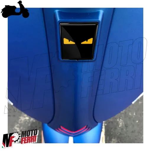 MF7111 Emblema Scudetto Stemma Occhi Gialli Vespa GTS GTV LX S Primavera Sprint