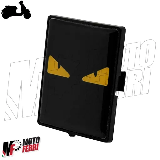 MF7111 Emblema Scudetto Stemma Occhi Gialli Vespa GTS GTV LX S Primavera Sprint