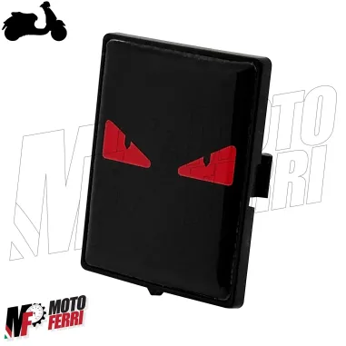 MF7112 Emblema Scudetto Stemma Occhi Rossi Vespa GTS GTV LX S Primavera Sprint