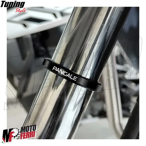 MF7114 Anelli Forcella Sospensione con Logo Panigale V2 V4 955 959 1199 1299 CNC
