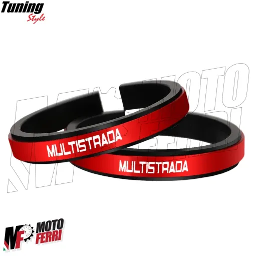 MF7115 Anelli Forcella Sospensione con Logo Multistrada V2 V4 1200 1260 RS S