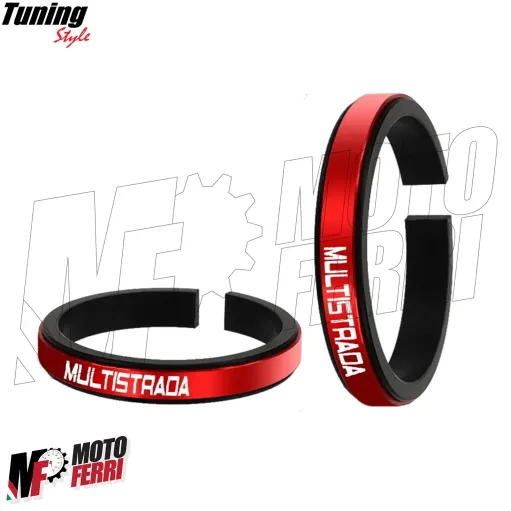 MF7115 Anelli Forcella Sospensione con Logo Multistrada V2 V4 1200 1260 RS S
