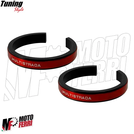 MF7115 Anelli Forcella Sospensione con Logo Multistrada V2 V4 1200 1260 RS S