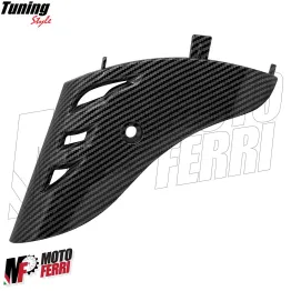 MF7118 Coperchio Forcella Vespa Primavera / Sprint 50 125 150 Carbon Look 2