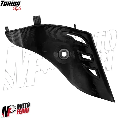 MF7118 Coperchio Forcella Vespa Primavera / Sprint 50 125 150 Carbon Look