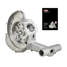 MF1014 Coppia Carter Motore SIP 2 Fori Vespa 50 Special R L 125 ET3 Primavera