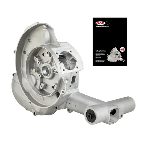 MF1014 Coppia Carter Motore SIP 2 Fori Vespa 50 Special R L 125 ET3 Primavera