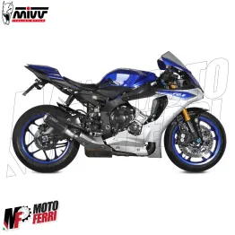 MF7120 Scarico Marmitta MIVV MK3 Yamaha R1 2015 / 2022 Carbonio Omologato E3 E4 2