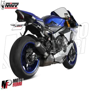 MF7120 Scarico Marmitta MIVV MK3 Yamaha R1 2015 / 2022 Carbonio Omologato E3 E4