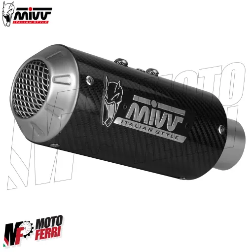 MF7120 Scarico Marmitta MIVV MK3 Yamaha R1 2015 / 2022 Carbonio Omologato E3 E4