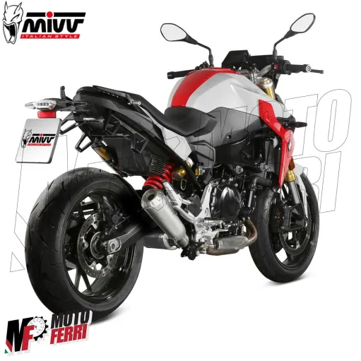 MF7137 Scarico Marmitta MIVV X-M1 per BMW F900R 2020 - 2025 Titanio Omologato E5