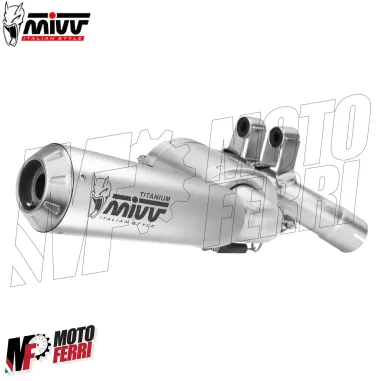 MF7137 Scarico Marmitta MIVV X-M1 per BMW F900R 2020 - 2025 Titanio Omologato E5