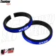 MF7143 Anelli Forcella Sospensione con Logo Yamaha MT-09 - Alluminio CNC Blu
