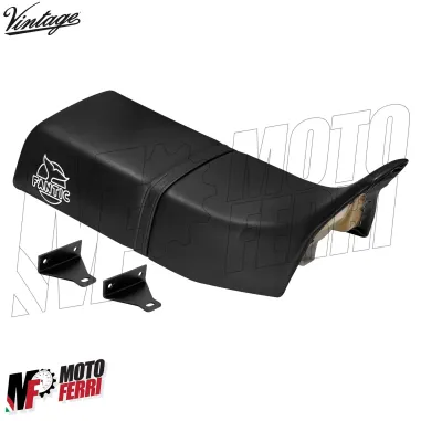 MF4882 Sella Sellone Fantic Raider 250 mod 1985/1993 in Pelle Nera