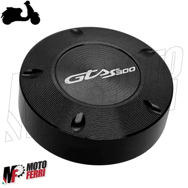 MF6870 Tappo Serbatoio Benzina Alluminio CNC Nero per Vespa GTS 300