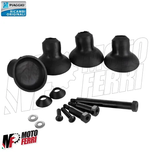 MF7165 Portapacchi Anteriore Nero Originale Vespa GTS 125 300 HPE mod 2019/2024