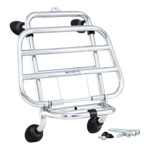 MF7166 Portapacchi Anteriore Cromato Originale Vespa GTS 125 300 HPE (2019/2024)