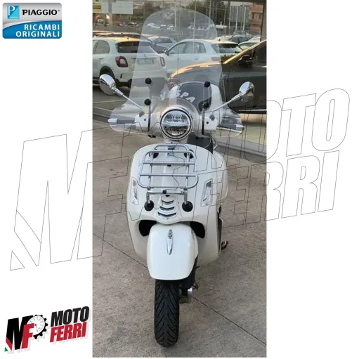 MF7166 Portapacchi Anteriore Cromato Originale Vespa GTS 125 300 HPE (2019/2024)