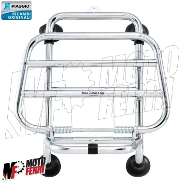 MF7166 Portapacchi Anteriore Cromato Originale Vespa GTS 125 300 HPE (2019/2024)