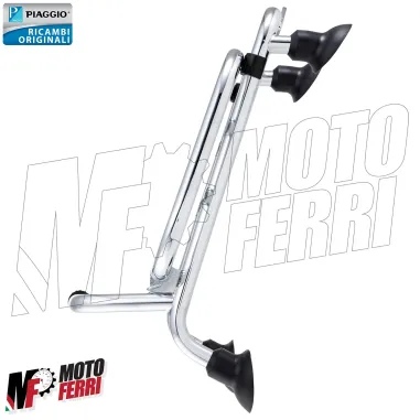 MF7166 Portapacchi Anteriore Cromato Originale Vespa GTS 125 300 HPE (2019/2024)