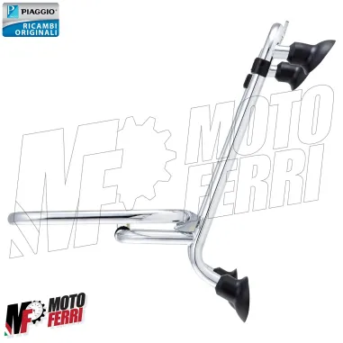 MF7166 Portapacchi Anteriore Cromato Originale Vespa GTS 125 300 HPE (2019/2024)