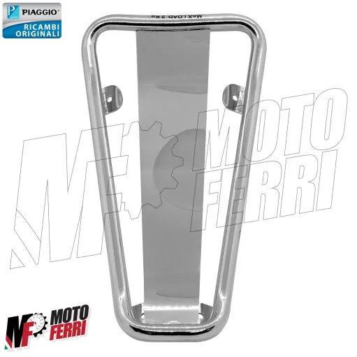 MF7167 Portapacchi Pedana Cromato Originale Vespa Primavera / Sprint mod 2024 Elettrica