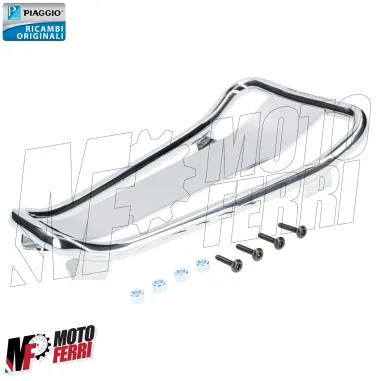 MF7167 Portapacchi Pedana Cromato Originale Vespa Primavera / Sprint mod 2024 Elettrica