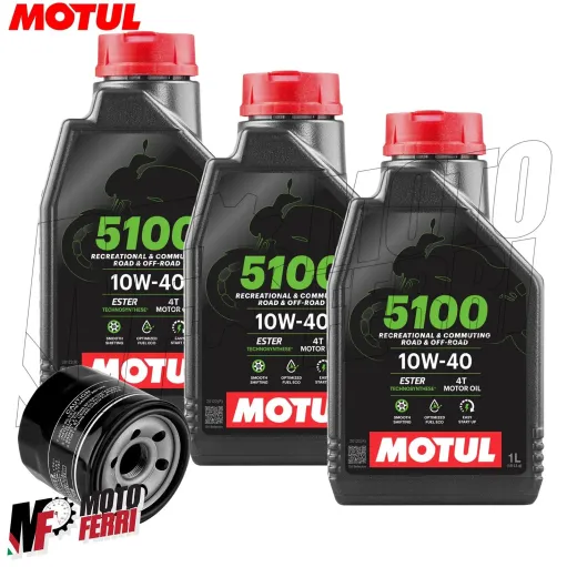 MF7181 Tagliando Moto Morini X-Cape 650 21/24 - 3 Olio Motul 5100 10W40 + Filtro