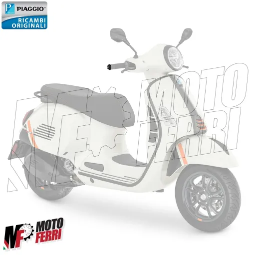 MF7186 Bilanciere Terminale Manubrio Nero Vespa GTS 300 Super Sport 2023 2024