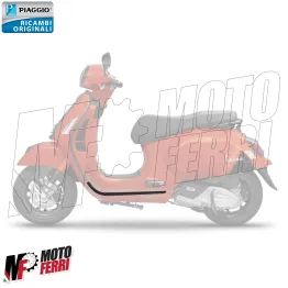 MF7189 Bordo Pedana Sinistro Nero Originale Vespa GTS 300 Super Sport 2023 2024 2