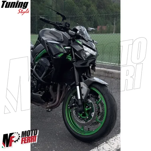 MF7191 Spoiler Downforce Anteriore Kawasaki Z900 mod 2020 2021 2022 2023 2024