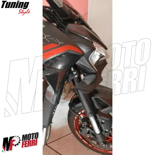 MF7191 Spoiler Downforce Anteriore Kawasaki Z900 mod 2020 2021 2022 2023 2024