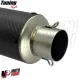 MF7193 Silenziatore Marmitta Dm 51 Universale Moto effetto Carbonio Racing