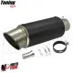 MF7193 Silenziatore Marmitta Dm 51 Universale Moto effetto Carbonio Racing