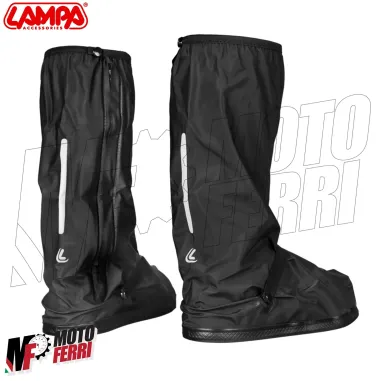 MF7208 Copristivali Copriscarpe Impermeabili Antipioggia Moto con Suola Lampa