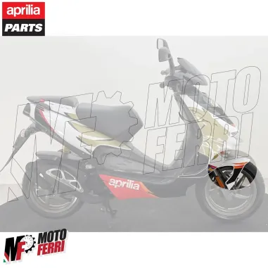 MF7220 Parafango Anteriore Bianco Poggiali Originale Aprilia SR 50 mod 2000/2012