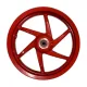 MF7221 Cerchio Anteriore Rosso Originale Piaggio NRG Power 50 mod 2007/2011