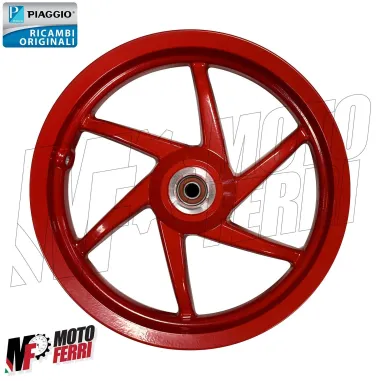 MF7221 Cerchio Anteriore Rosso Originale Piaggio NRG Power 50 mod 2007/2011