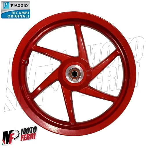 MF7221 Cerchio Anteriore Rosso Originale Piaggio NRG Power 50 mod 2007/2011
