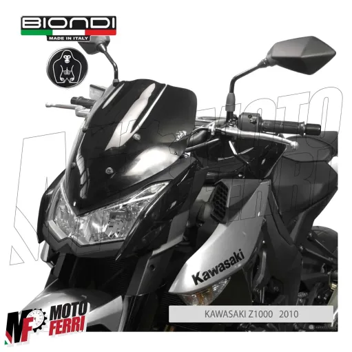 MF3215 Cupolino Biondi Sportivo Nero Kawasaki Z1000 mod 2010 2011 2012 2013