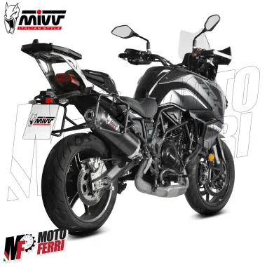 MF7237 Terminale Scarico MIVV Oval Benelli TRK 702 / X mod 2023 2024 Omologato